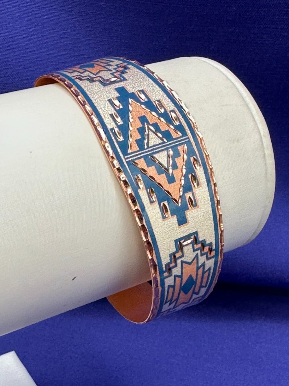 Southwest-Inspired Copper Bracelet